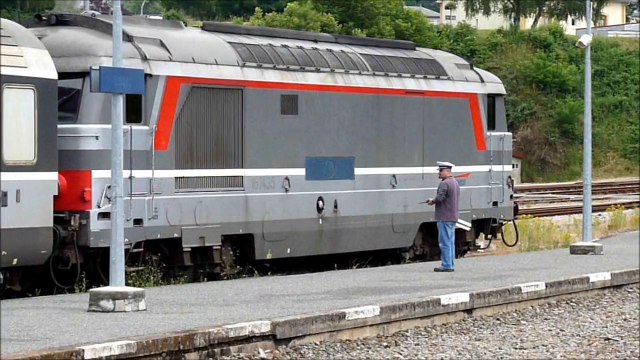 LE VENTADOUR, INTERCITES 4492, BORDEAUX CLERMONT-FD, à USSEL, le 27.06.2014, Vidéo Fabrice CHAZOT