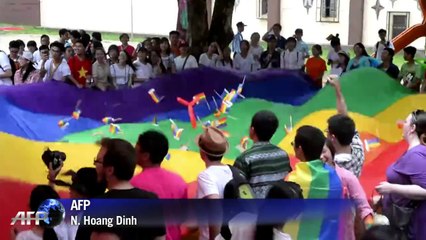 Vietnam: 300 personnes défilent à Hanoï pour la gay pride