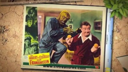 cv treasures with vinatge movie memorabilia