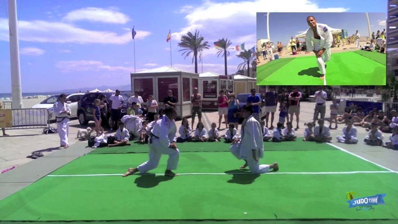 Judo Tour Littoral 2014 : Démonstration par Mal...