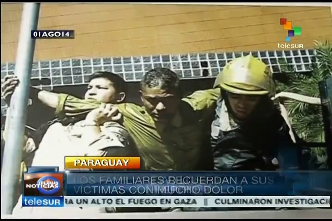 Paraguayos exigen justicia por tragedia en Ykua Bolaños hace 10 años