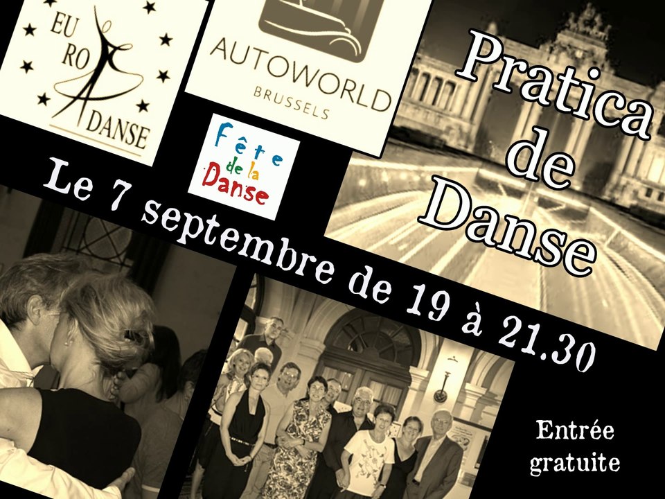 Euro Danse Club participe le 7 septembre à la Fête de la Danse au Musée Autoword au Cinquantenaire à Bruxelles