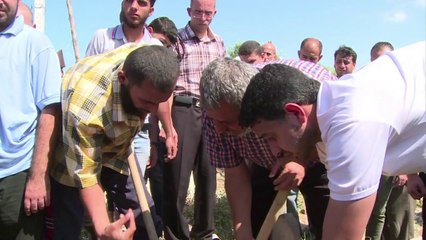 حتى الاموات في غزة يبحثون عن مأوى لهم