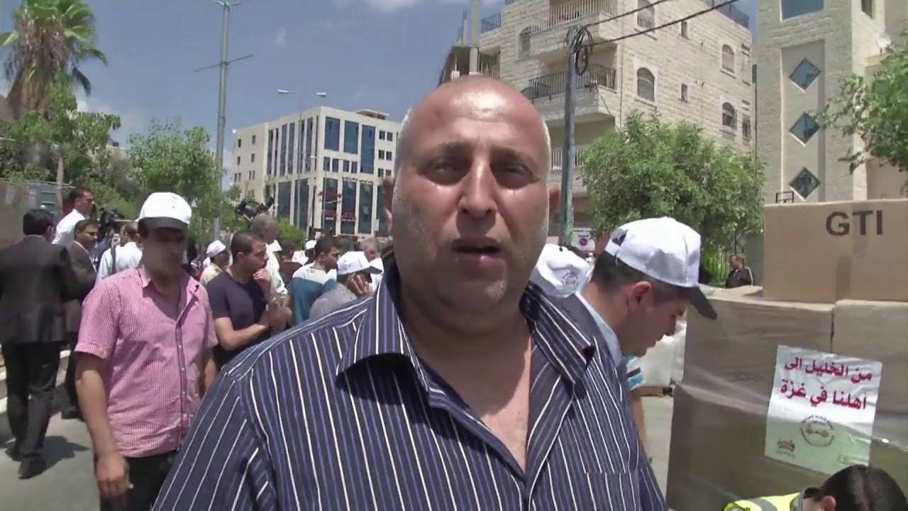 Hébron: de l'aide humanitaire rassemblée pour Gaza