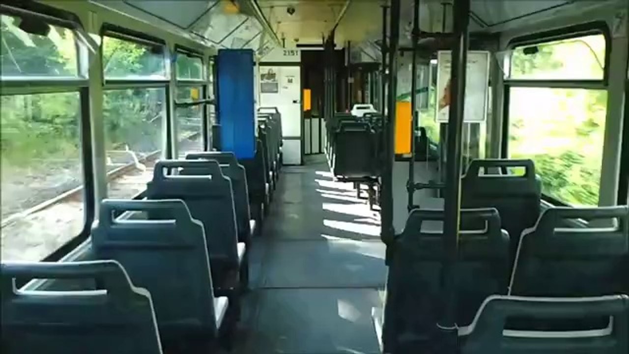 Straßenbahn Leipzig - Tram 8: Mitfahrt von Schönauer Ring nach Grünau-Nord