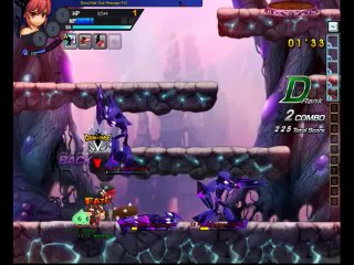 Grand Chase level 12 Elesis in Kamiki's Castle with jump tactic