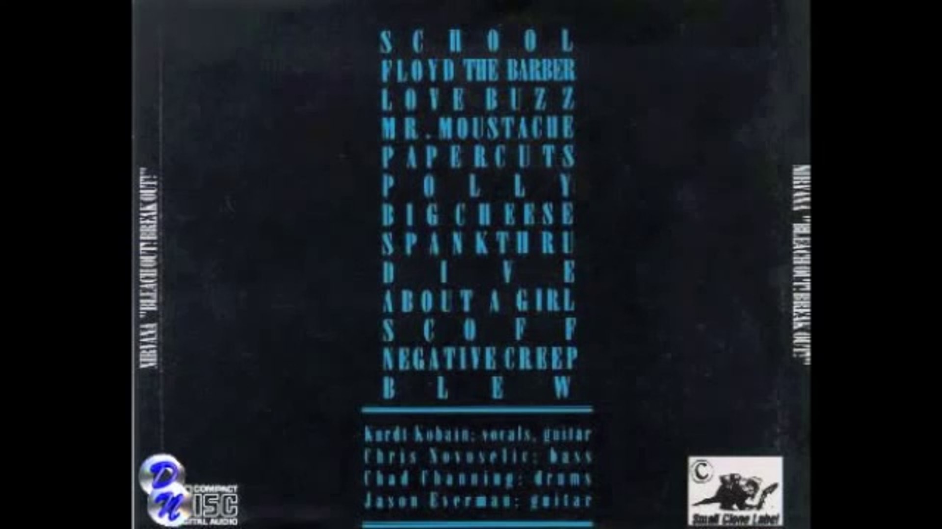 Nirvana Bleach Out Break Out Live Album Video Dailymotion