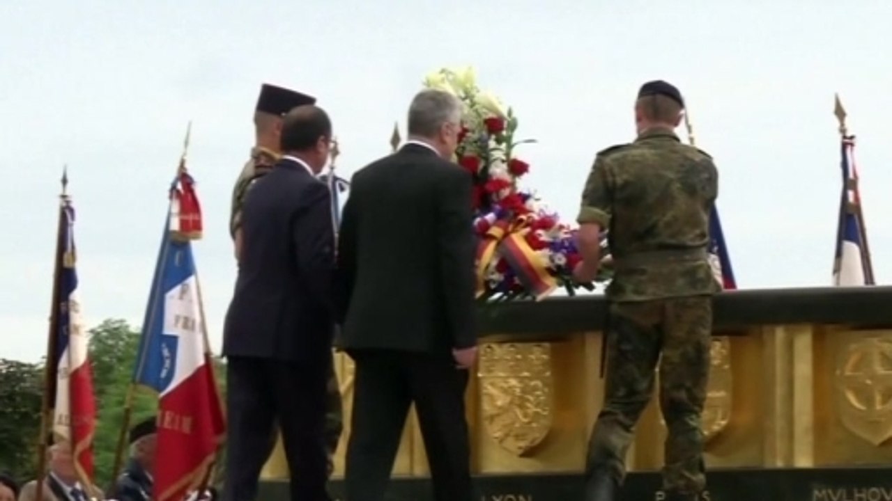 France and Germany mark 100th anniversary of WW1