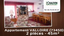 A vendre - appartement - VALLOIRE (73450) - 2 pièces - 45m²