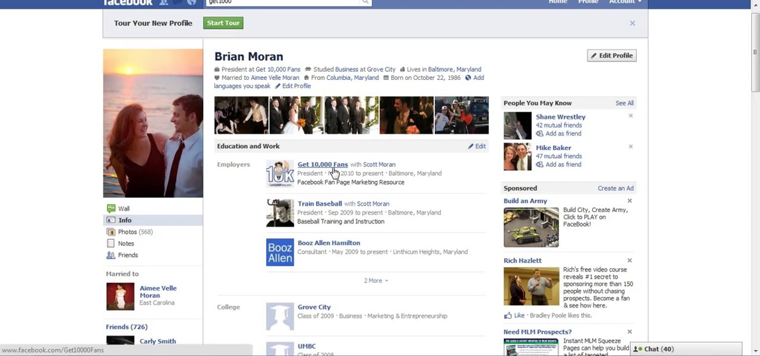 How to Link Your Fan Page to Your Facebook Profile