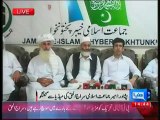 Government has no Right to Stop PTI's Long March - Siraj-ul-Haq