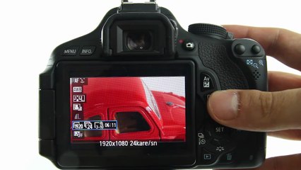 Canon EOS 600D video çekimi