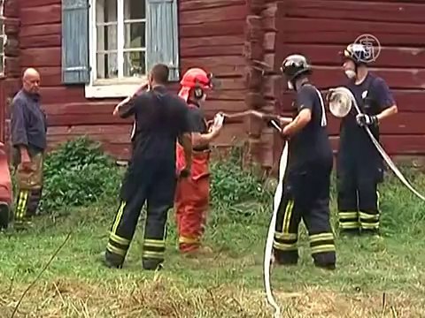 Крупнейший лесной пожар охватил леса Швеции