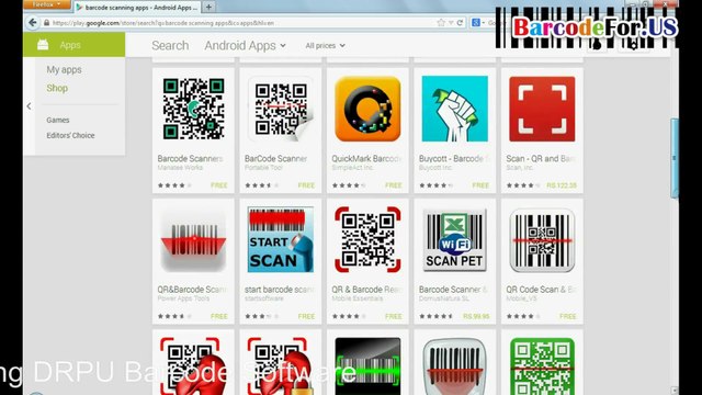 Scan QR codes with different scanning devices