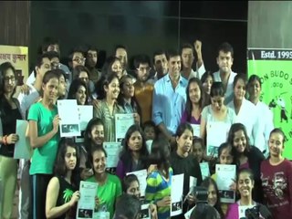Akshay at woman self defense training centre