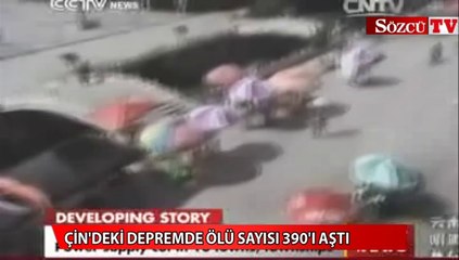Çin'deki depremde ölü sayısı 390'ı aştı