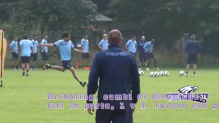 ALLENAMENTO MATTINA 4 AGOSTO 2014  MARIENFIELD SS LAZIO CITTACELESTE