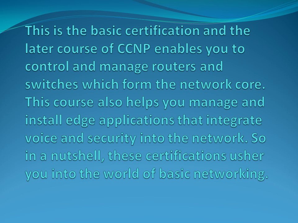 Strong Foundation in Networking with Networkers Guru