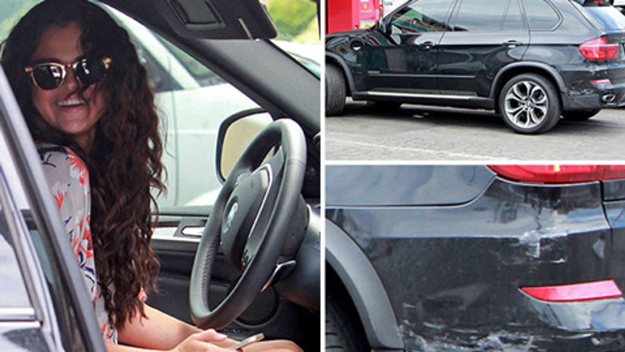 Selena Gomez Crashes Her Car, Blames PAPARAZZI