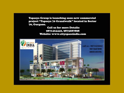 @9871424442 Tapasya New Commercial Project Sector 70 Gurgaon