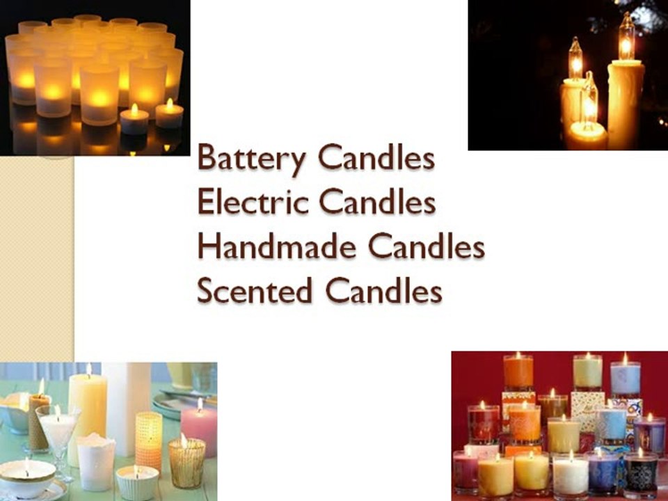 Battery Candles, Electric & Handmade Candles, Scented Candles @ www.dcandles.co.uk