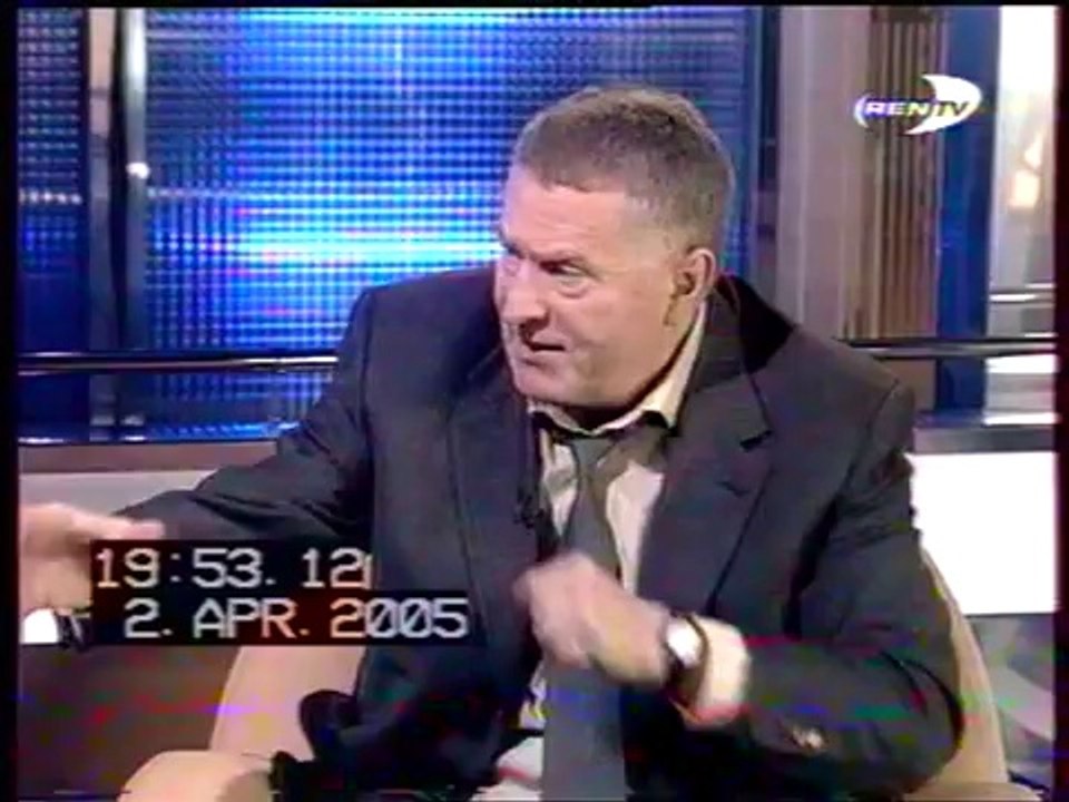staroetv.su / Неделя (REN-TV, 02.04.2005) Владимир Жириновский и Сергей Бабурин обсуждают драку в Думе