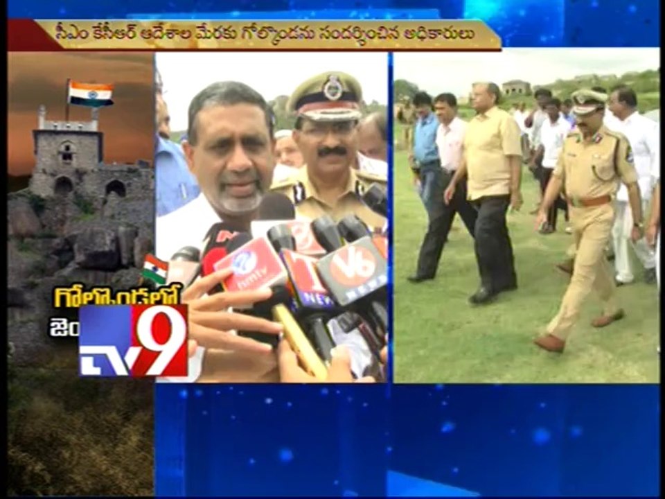 Tricolour to be hoisted on Golconda Fort for Independence Day