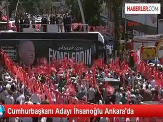 Cumhurbaşkanı Adayı İhsanoğlu Ankara'da