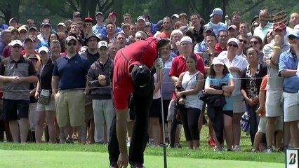 Télécharger la video: Tiger Woods se blesse en faisant un swing et est obligé d'abandonner - Bridgestone WGC