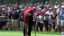 Tiger Woods se blesse en faisant un swing et est obligé d'abandonner - Bridgestone WGC