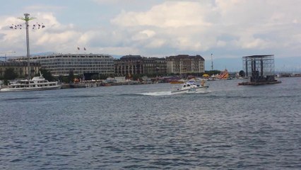 Démo police du lac - Genève 2 août 2014