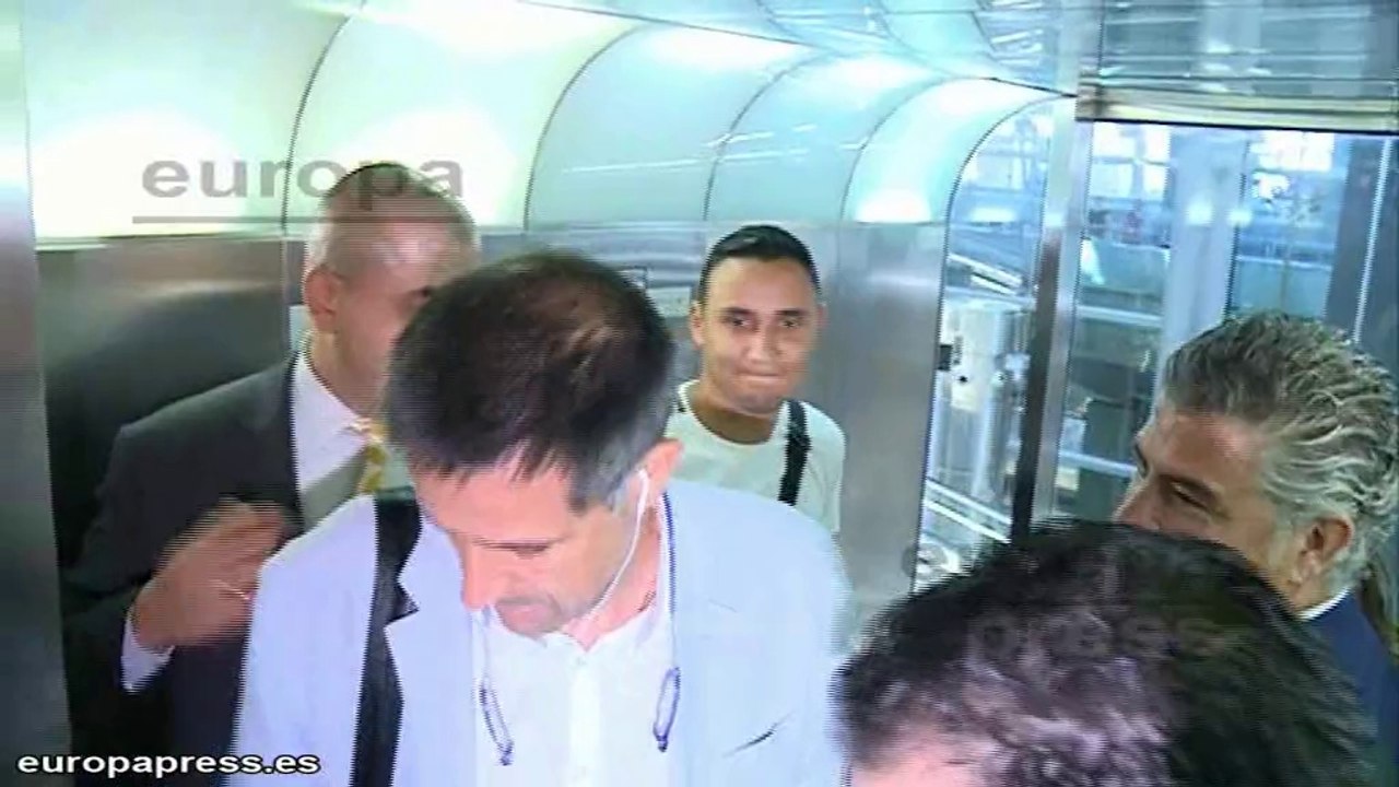 Keylor Navas llega a Madrid