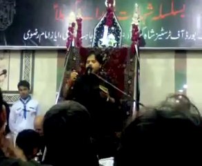 Wajhi Hasan Zaidi Reciting Salaam-e-Aqeedat