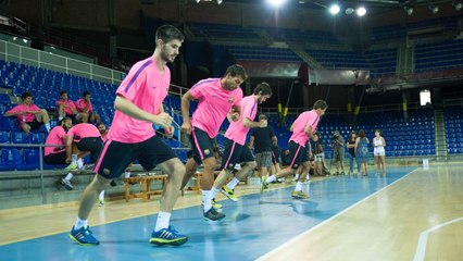Comencen els primers entrenaments per al Barça d’handbol