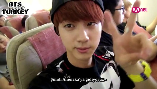 [Türkçe Altyazılı] American Hustle Life Unreleased Cut- Jin & V Playing by Themselves in the Airplane