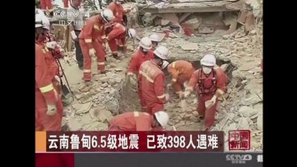 Earthquake in China's Yunnan province kills over 400
