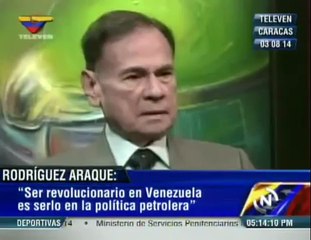 (Vídeo) Alí Rodríguez El nacionalismo en Venezuela está orientado hacia la protección de los recursos
