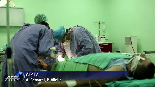 Cirujanos plásticos, desbordados en Gaza