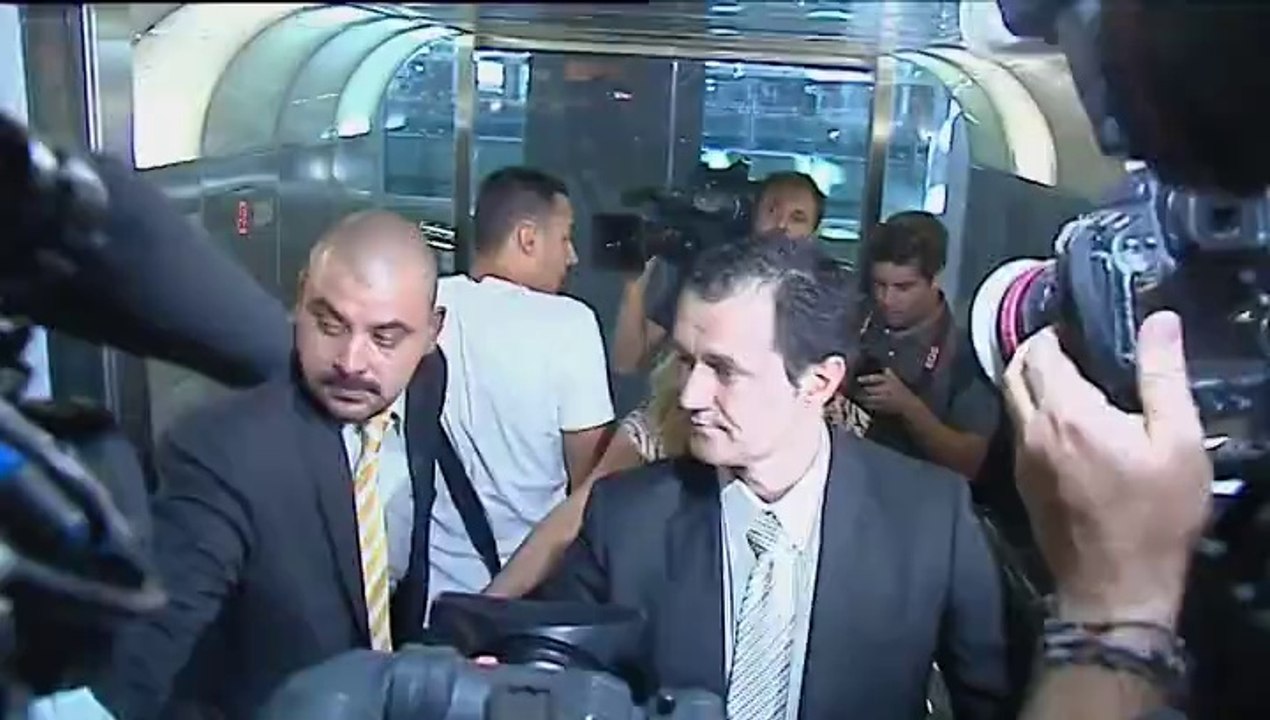 Keylor Navas arrives in Madrid