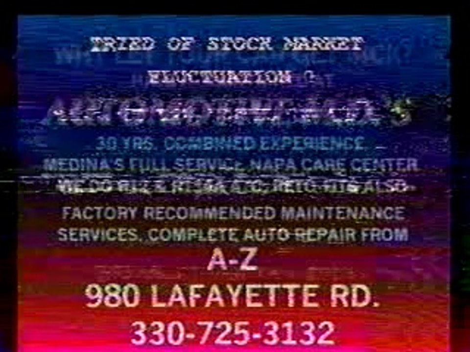 2001 Armstrong Cable (Medina, Ohio) Community Bulletin Board Clips