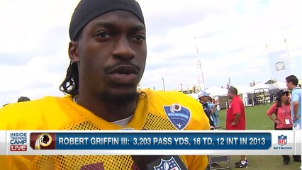 RGIII on practicing vs Patriots: 'We got to see where we are'