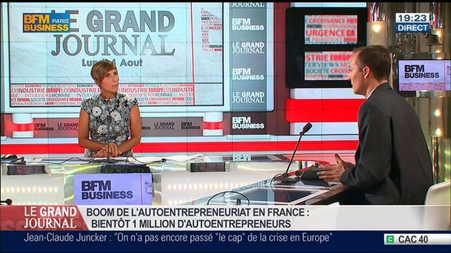Grégoire Leclercq, président de la Fédération des auto-entrepreneurs, dans Le Grand Journal - 04/08 5/7