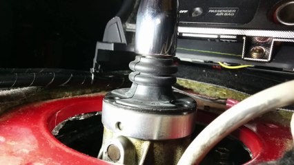 MRSS not bolted down vertical movement before shortening riser bushing NOTE that riser gets pushed down first VID_20140803_234757
