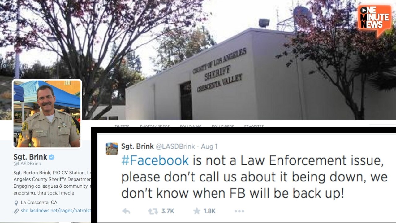 Facebook Went Down and Addicts Called 911
