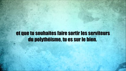 Quelle ton intention dans la da'wa ? Le visage d'Allah ou les éloges des gens ?