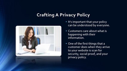 HOW TO WRITE A PRIVACY POLICY