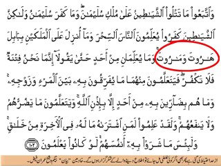 002v102  verses  baqarah mp4 Very Simple. Listen, look & learn word by word urdu translation of Quran in the easiest possible method bayaan.Quran sheikh imran faiz eidt by anila imran faiz