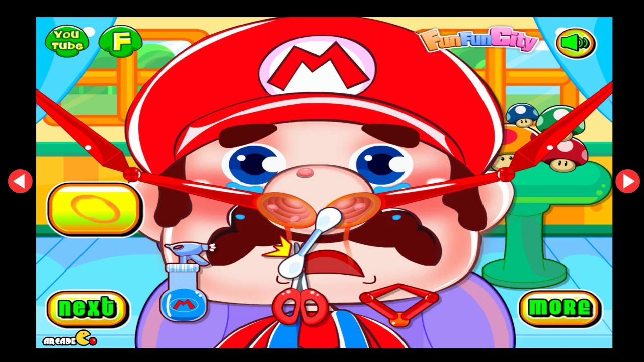 Baby Mario Nose Doctor - Baby Game for Kids