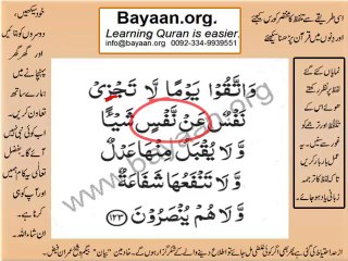 002v122-123 verses  baqarah mp4 Very Simple  Listen, look & learn word by word urdu translation of Quran in the easiest possible method bayaan.Quran sheikh imran faiz eidt by anila imran faiz