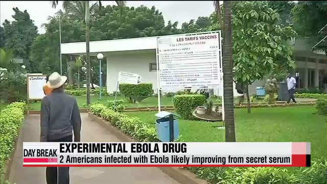 Two Americans infected with Ebola likely improving from secret serum